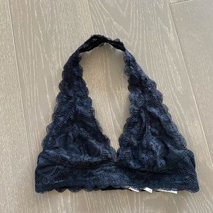 Free People Lace Halter Bralette